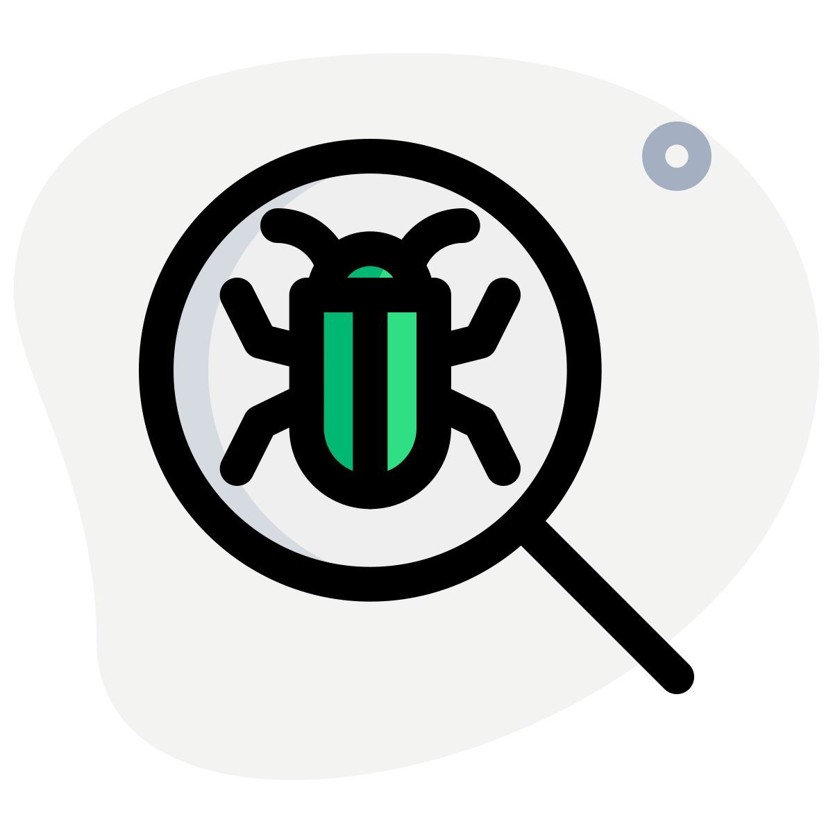 seach for bugs icon