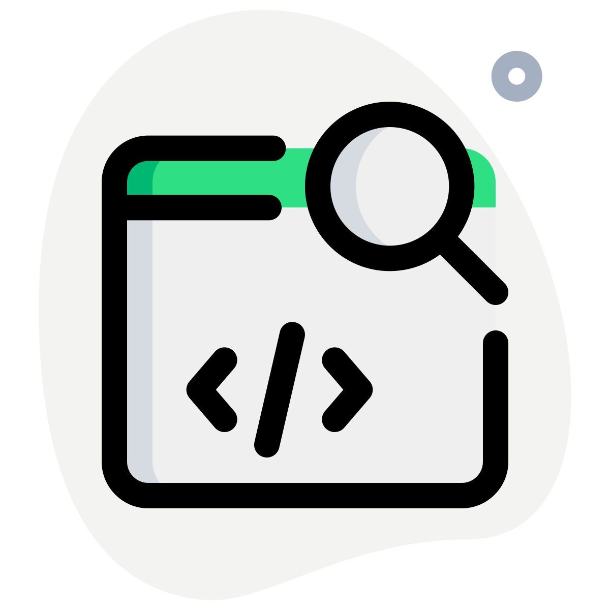 search code web icon