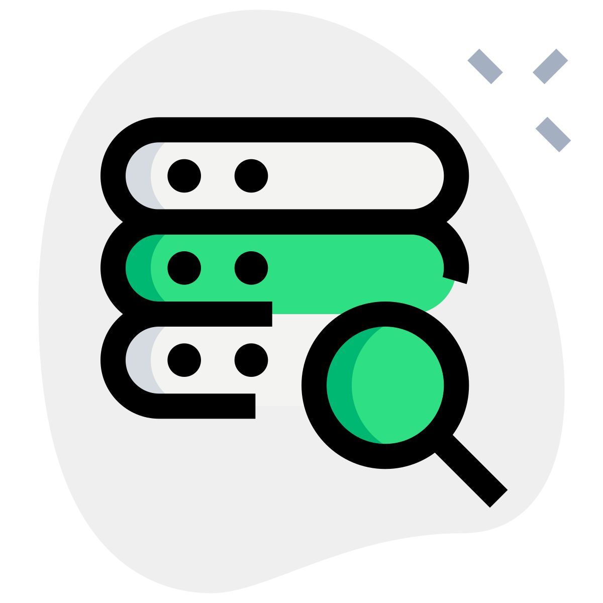 búsqueda de servidor icon