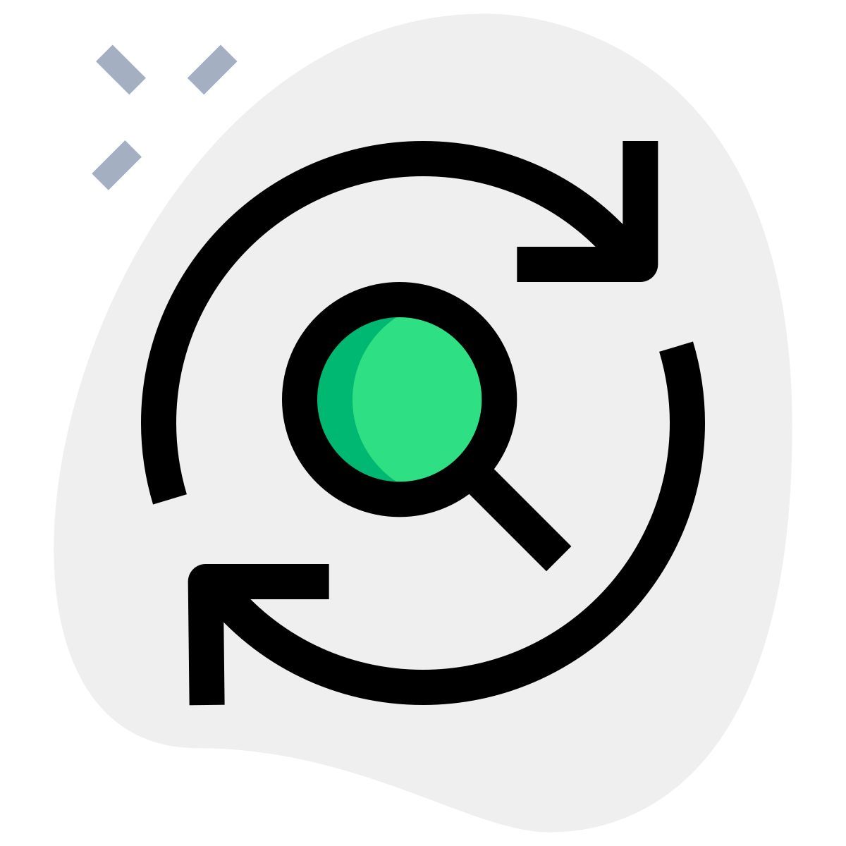 search synchronization icon