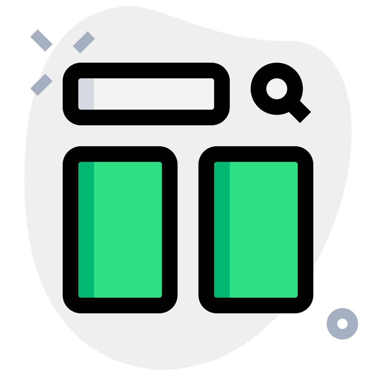 comparaison des résultats de recherche icon