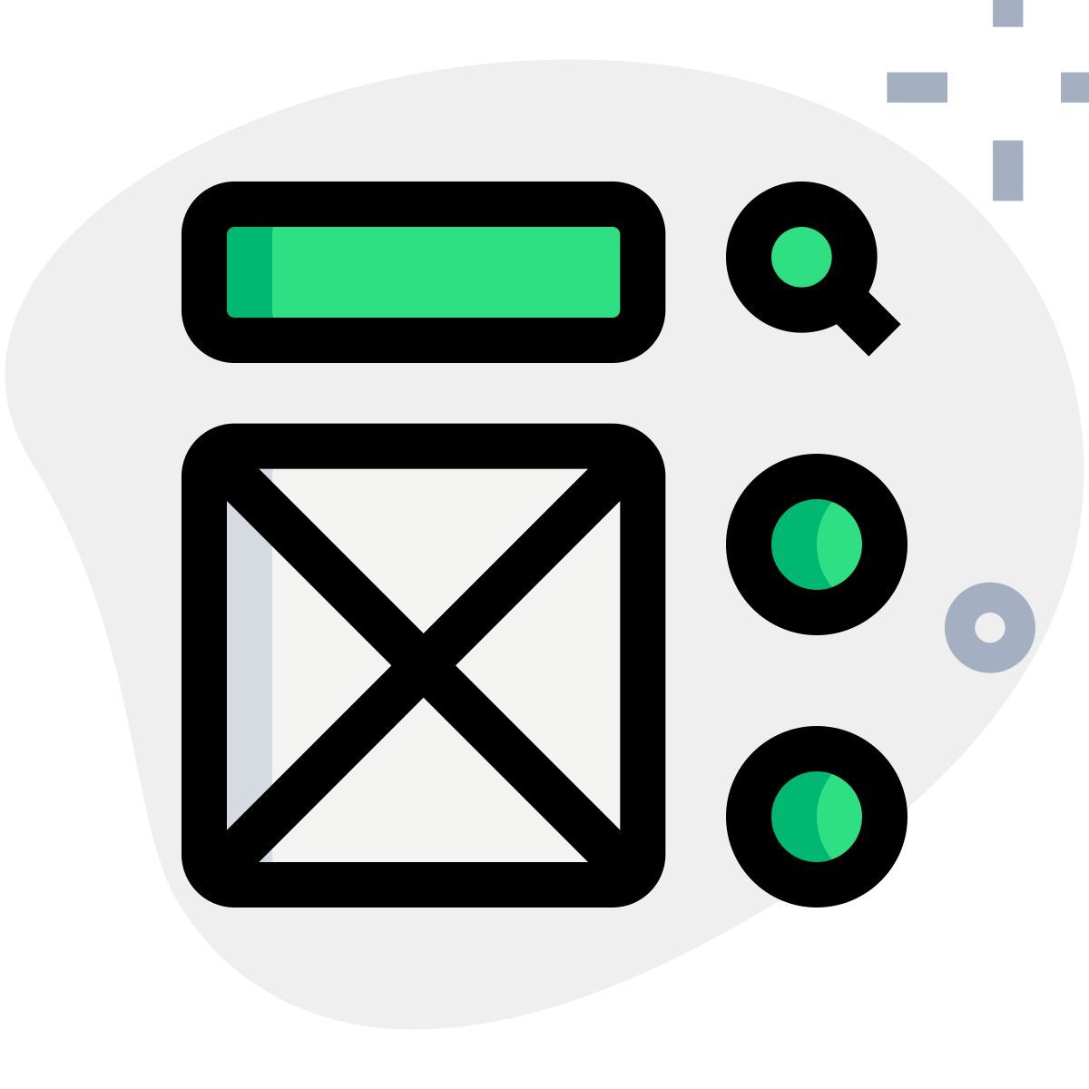layout di progettazione web icon