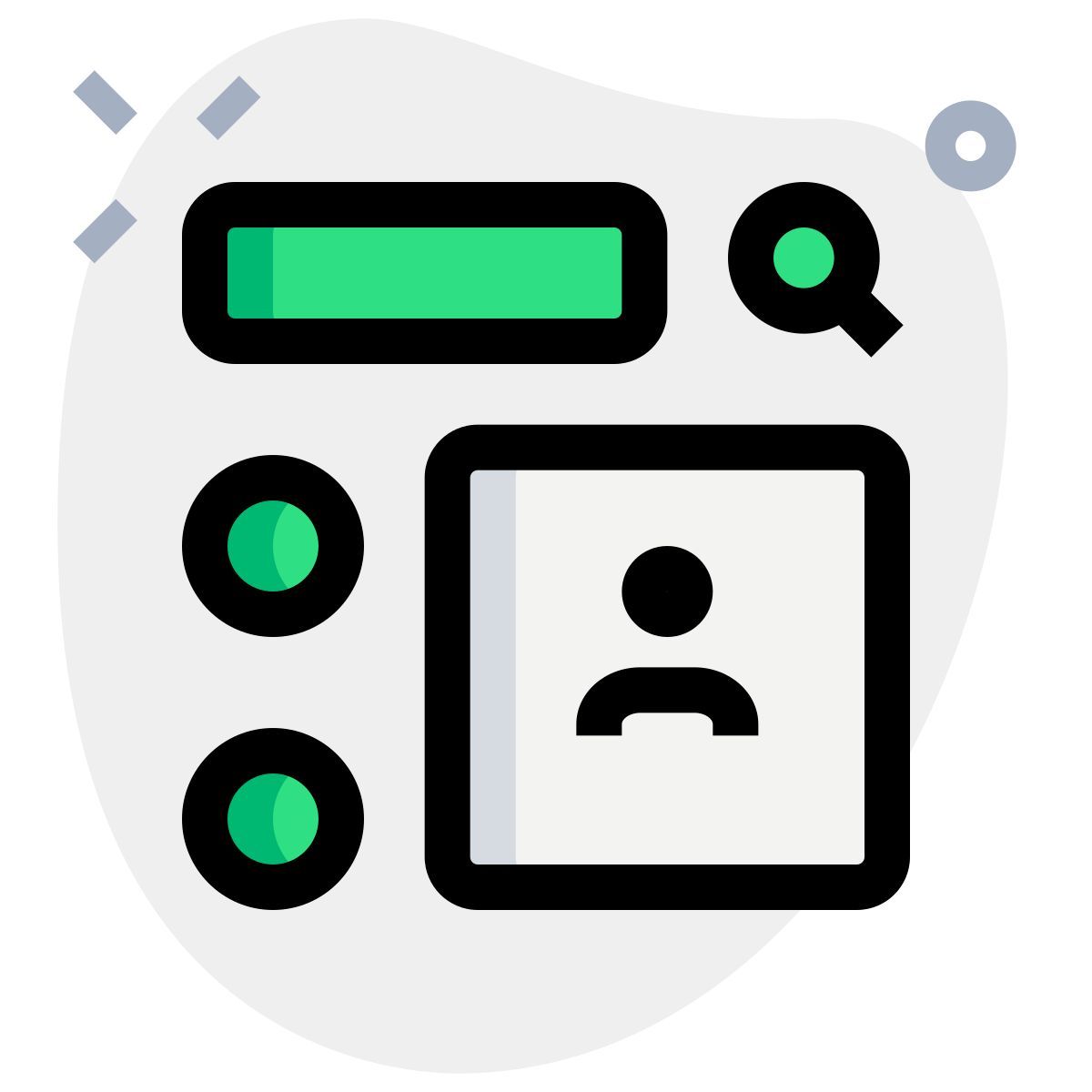 find on social media icon