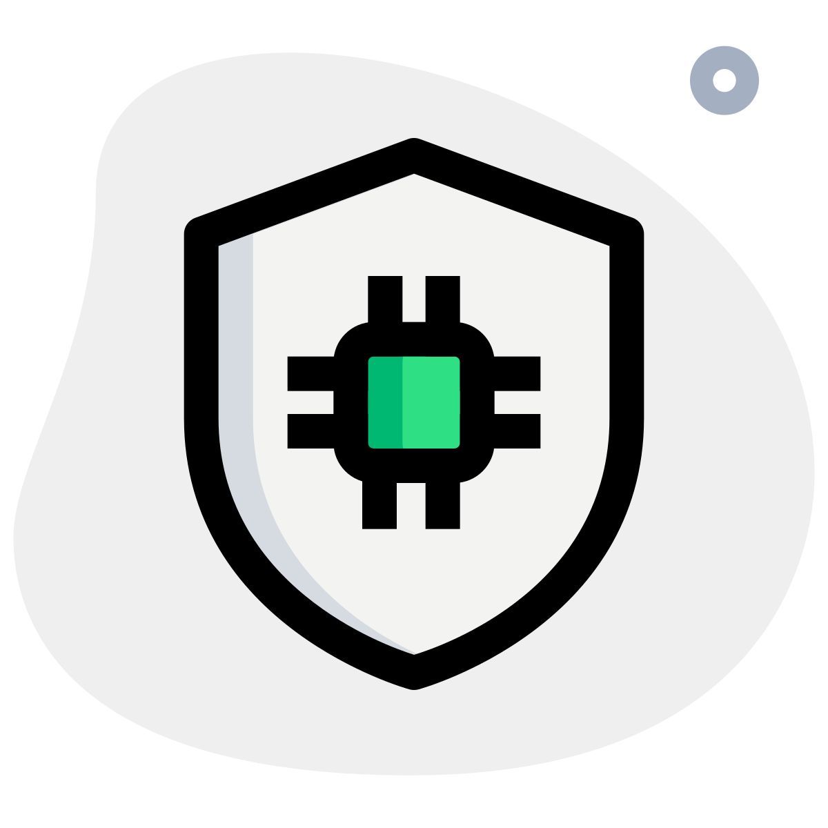 microprocessor security icon