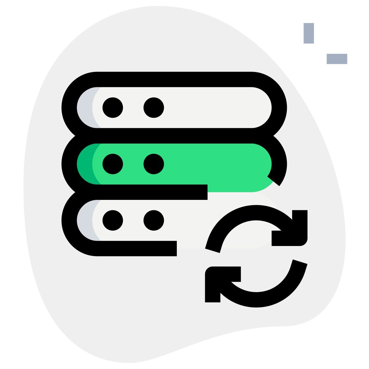 synchronisation du serveur icon