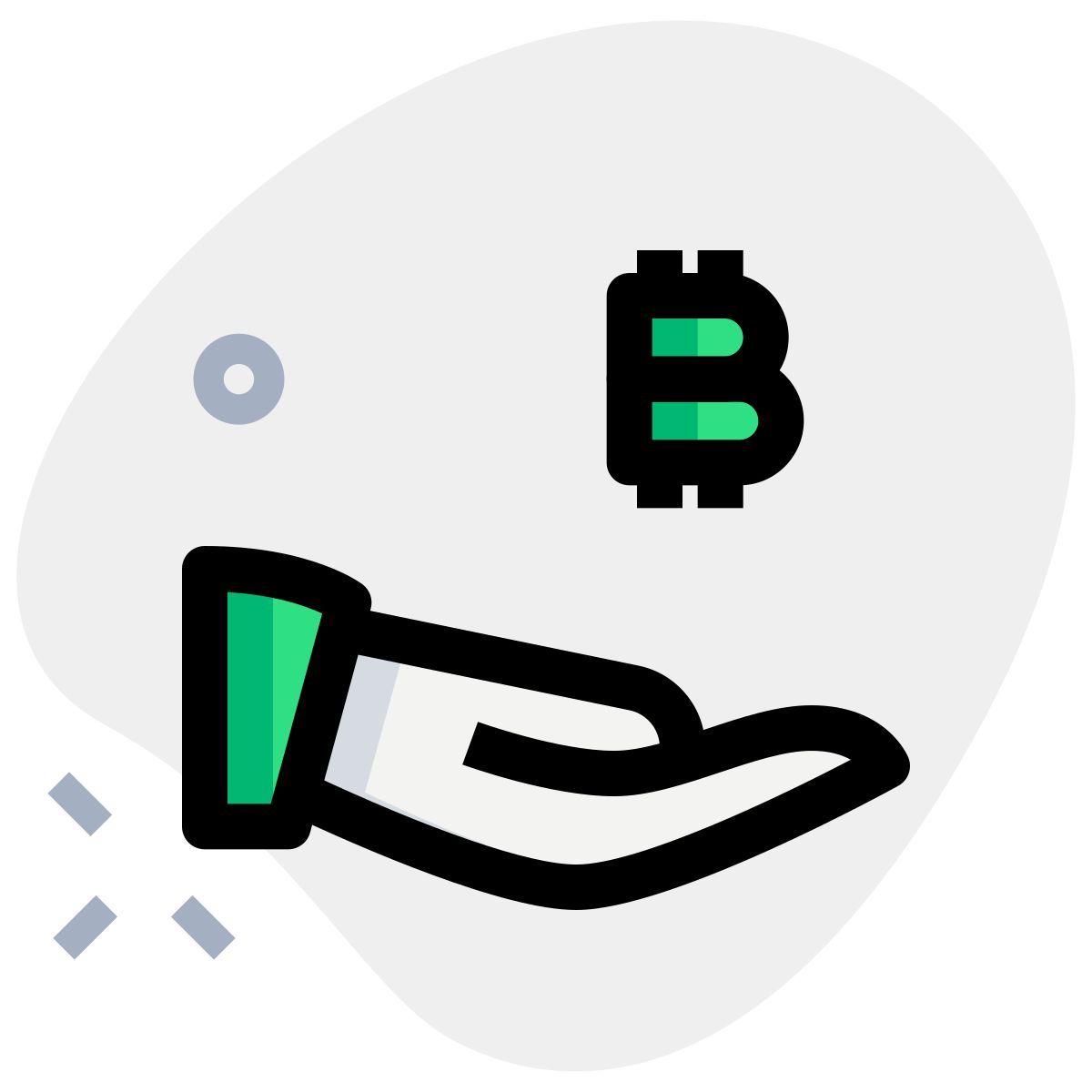 share bitcoin icon