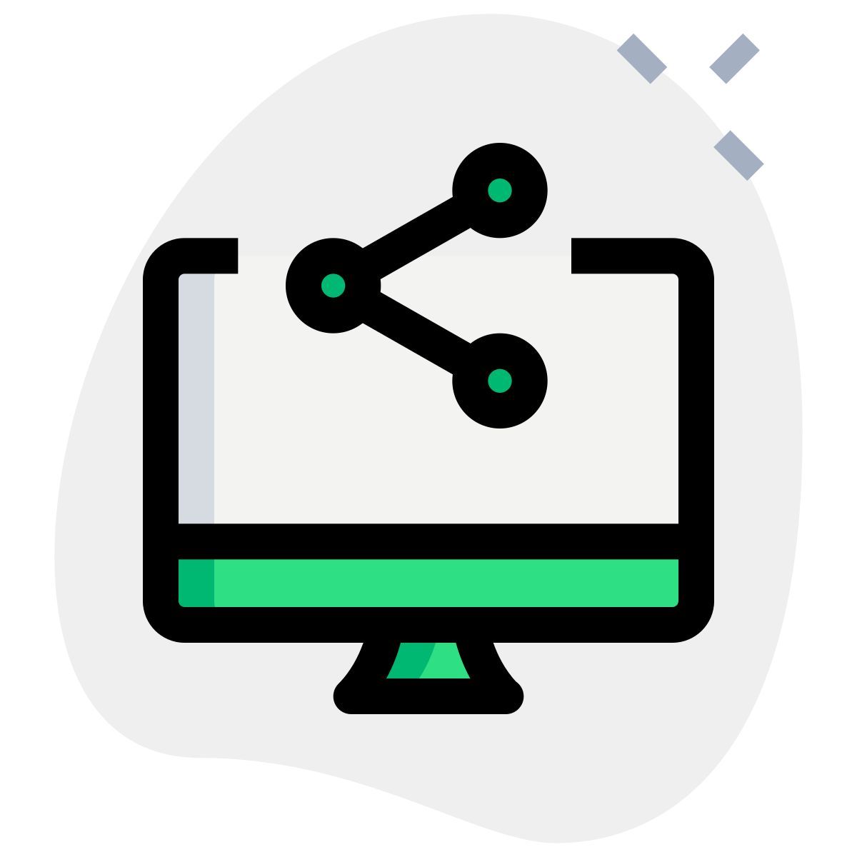 share computer data icon