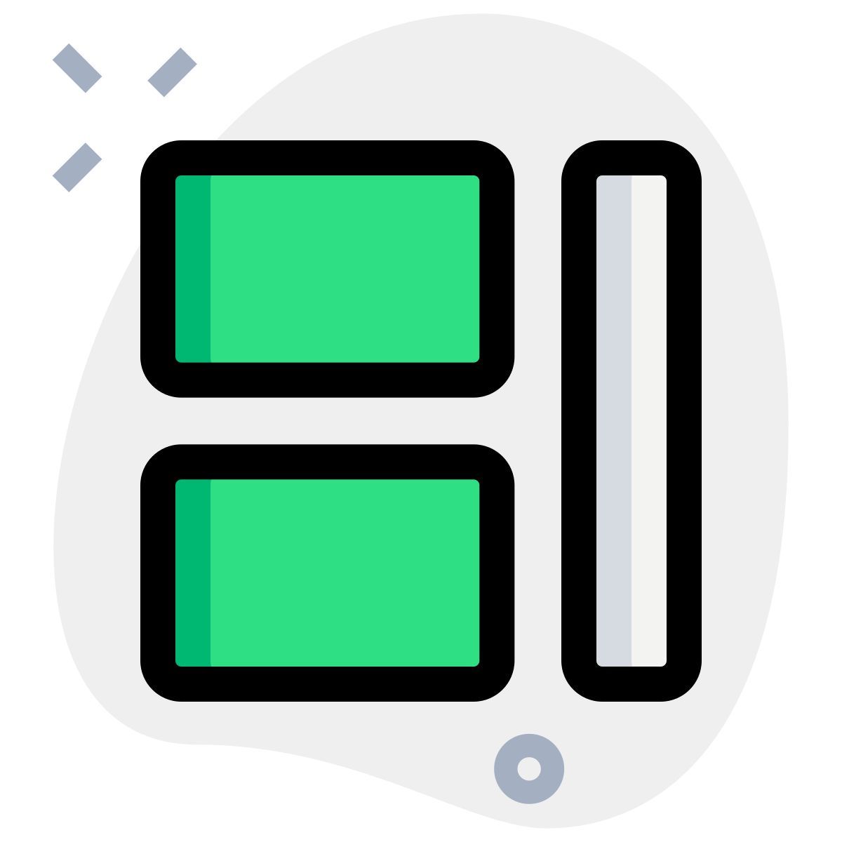 와이어프레임 레이아웃 icon