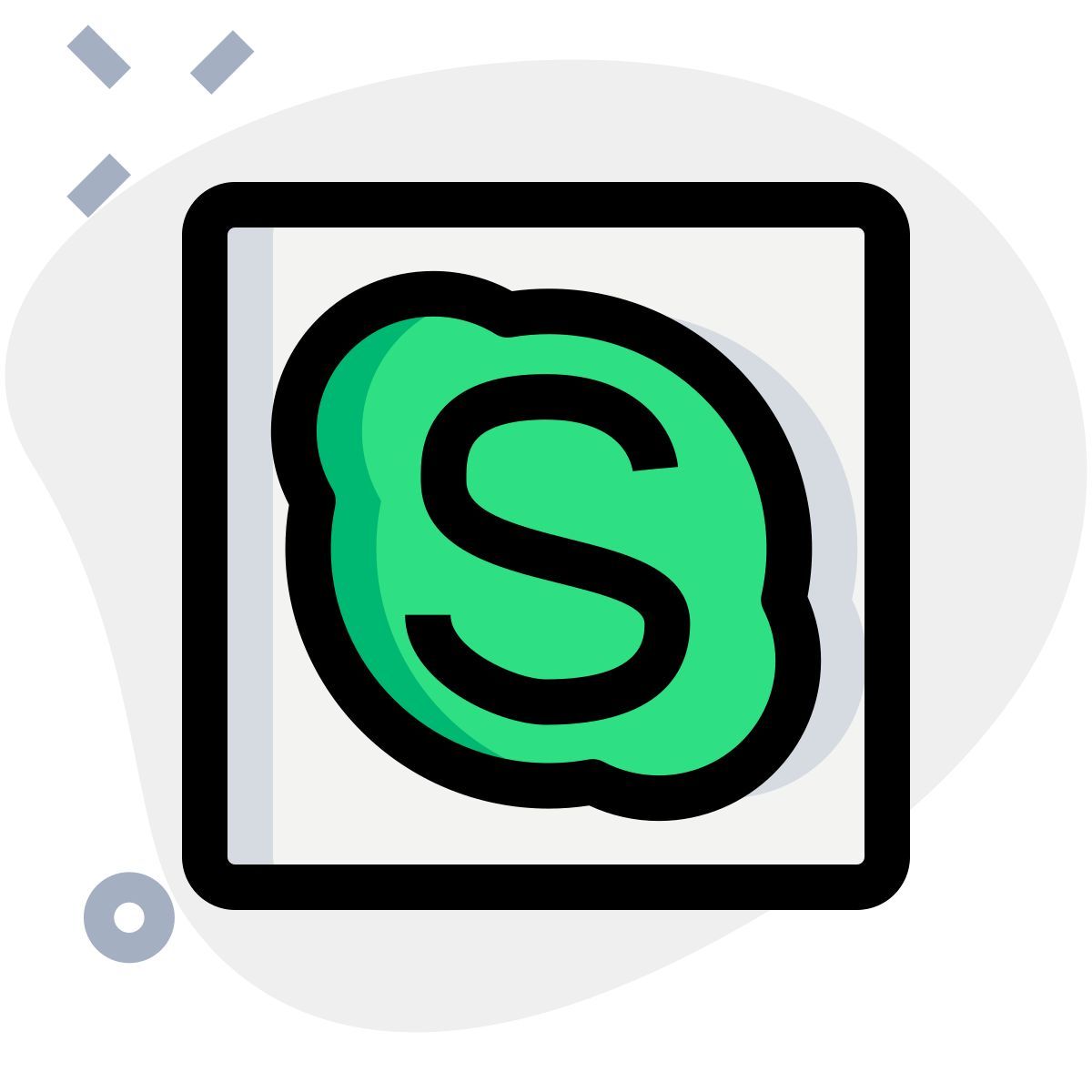 스카이프 icon