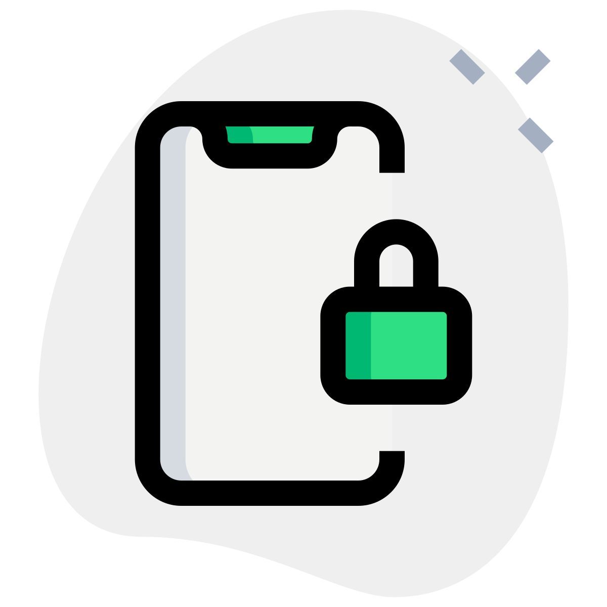 smartphone security icon