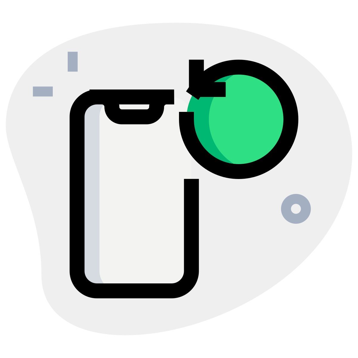smartphone refresh icon