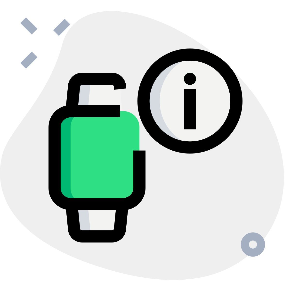 smartwatch info icon