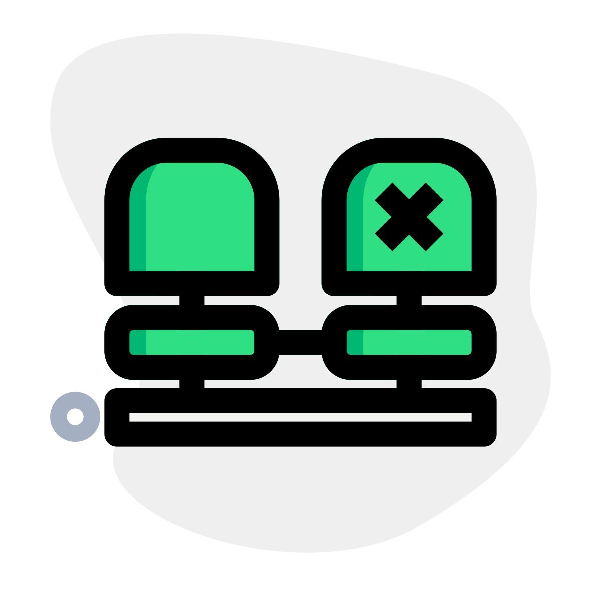 人混みを避ける icon