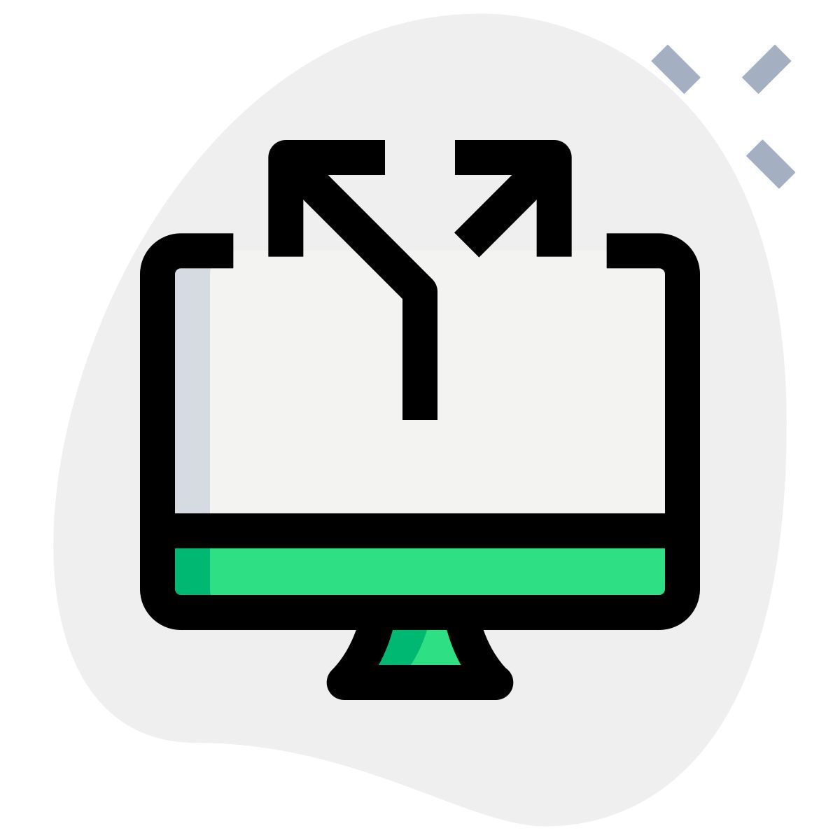 split internet connection icon