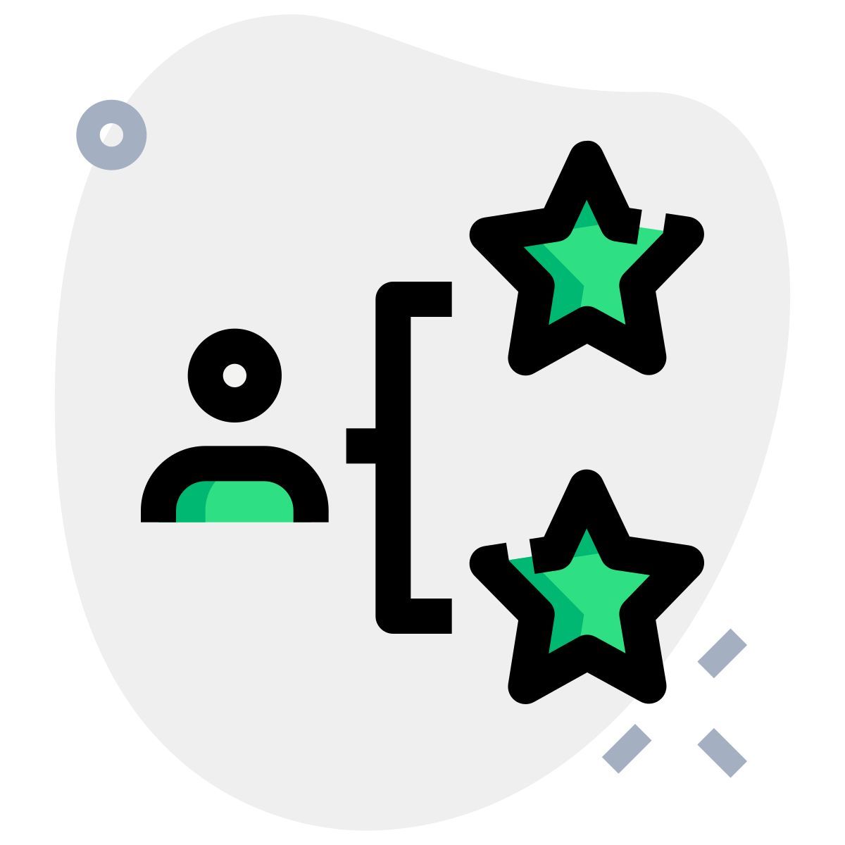 User Star Rating icon