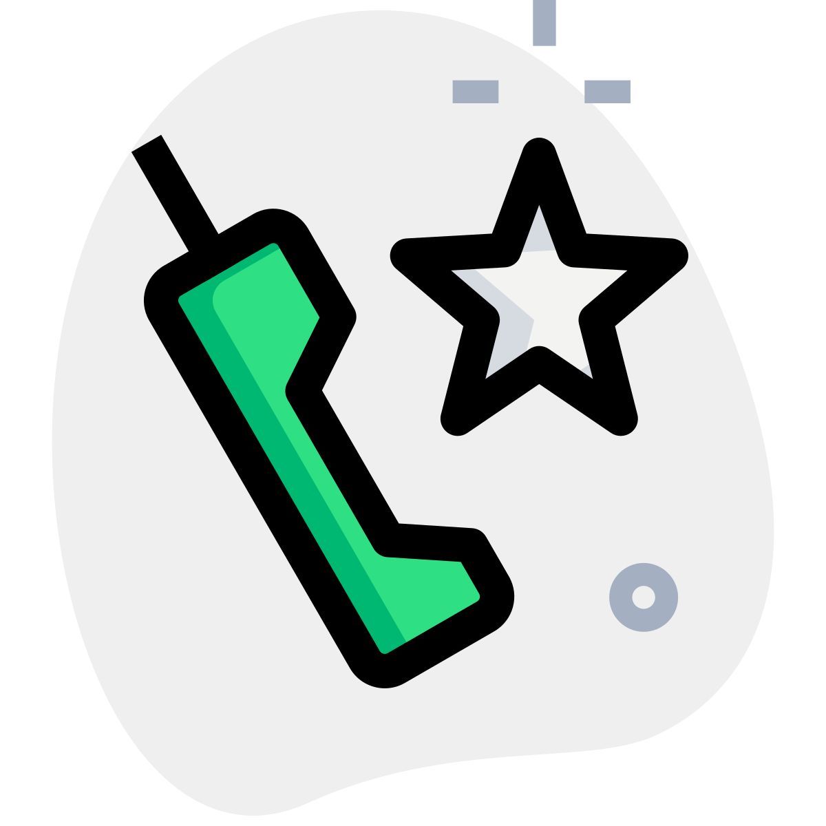 favorite satellite phone icon