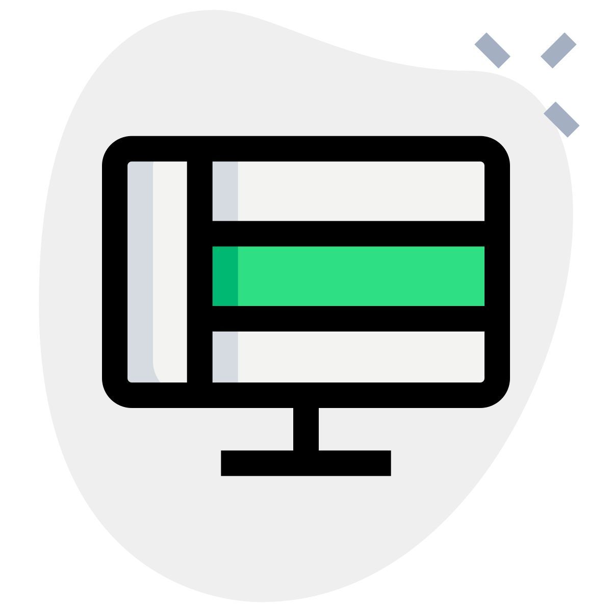 layout da área de trabalho icon