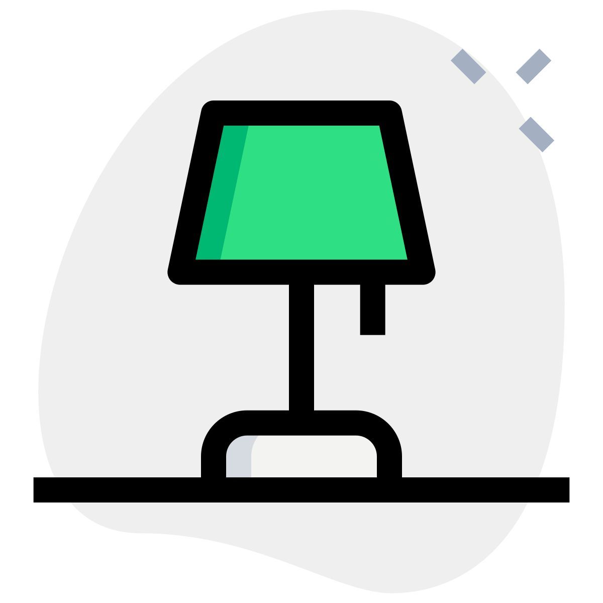 bedside lamp icon