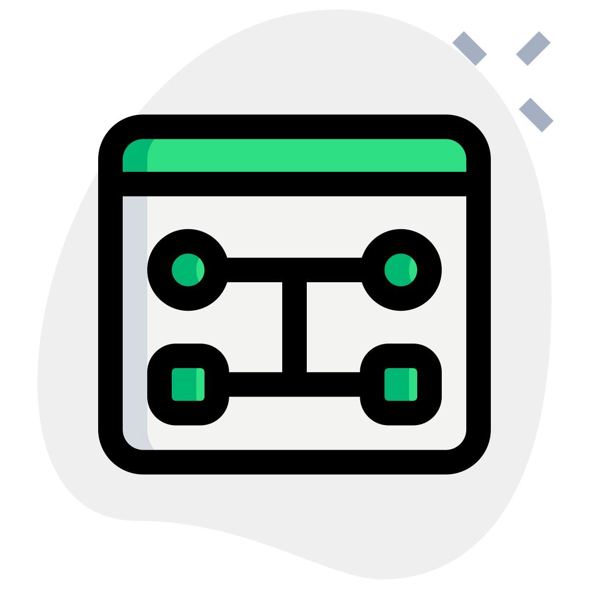 网络流程图 icon