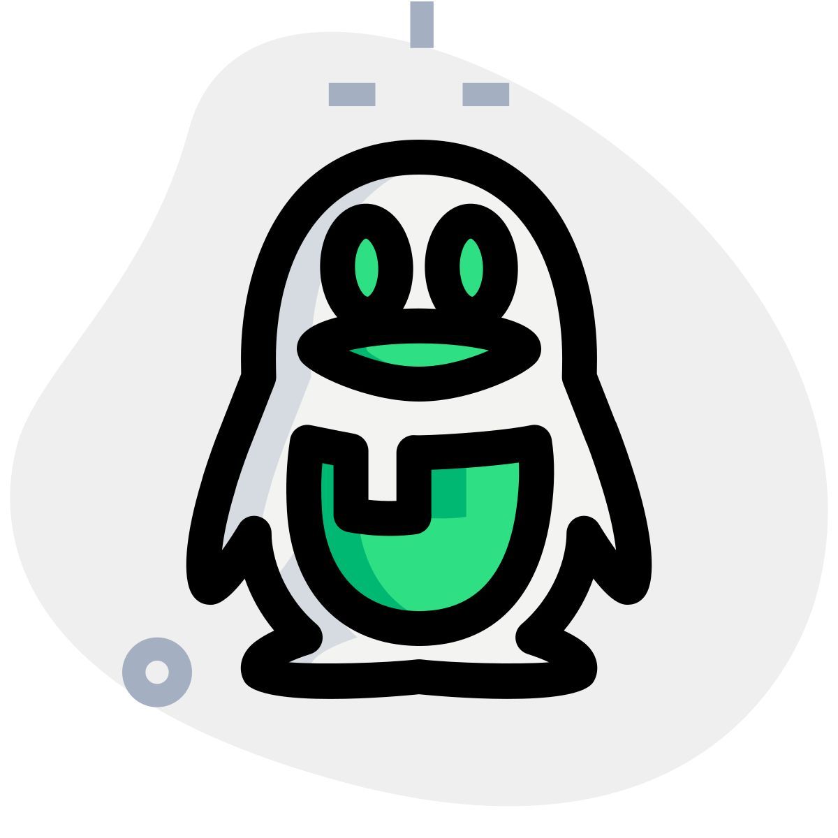 externo tencent qq un servicio de software de mensajería instantánea y portal web desarrollado logo verde tal revivo icon