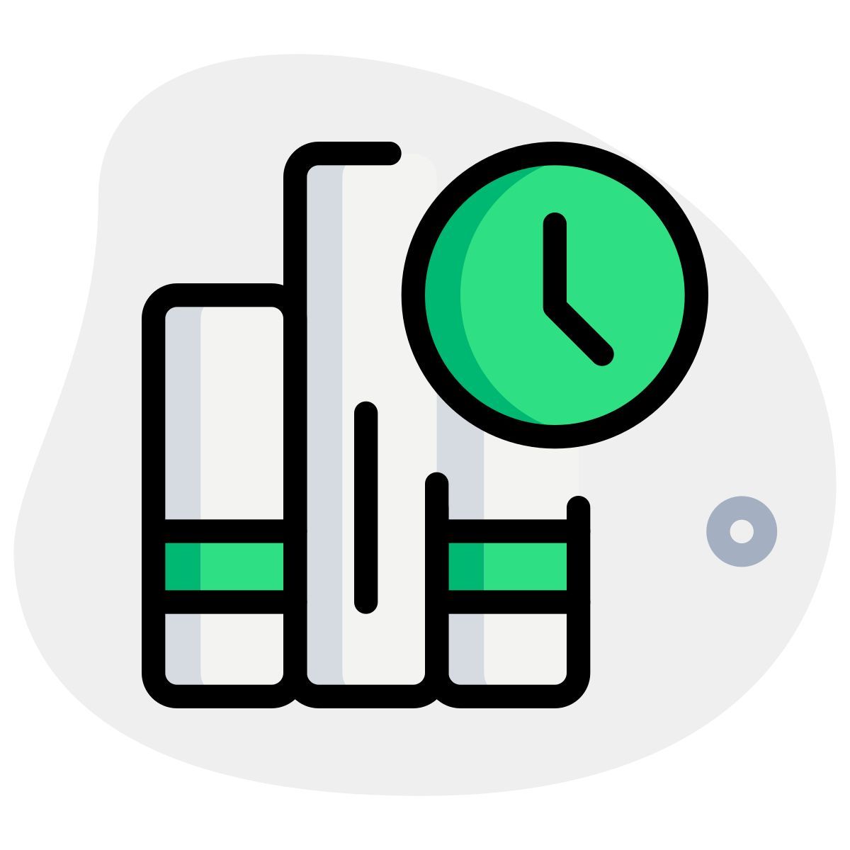 période de prêt à la bibliothèque icon