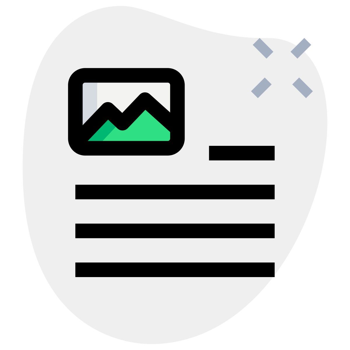 top left document image attachment page layout setting interface icon