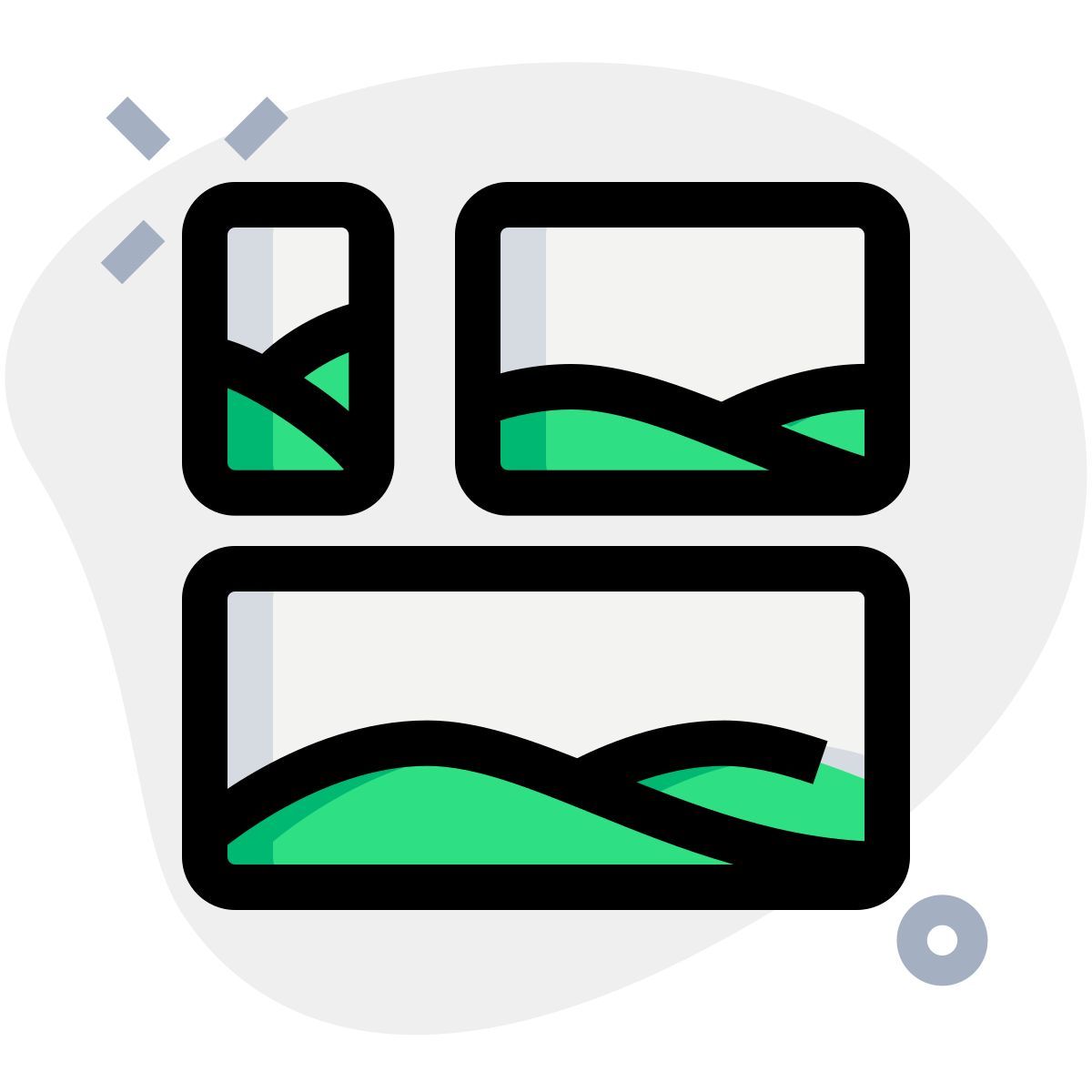 colagem de imagens icon