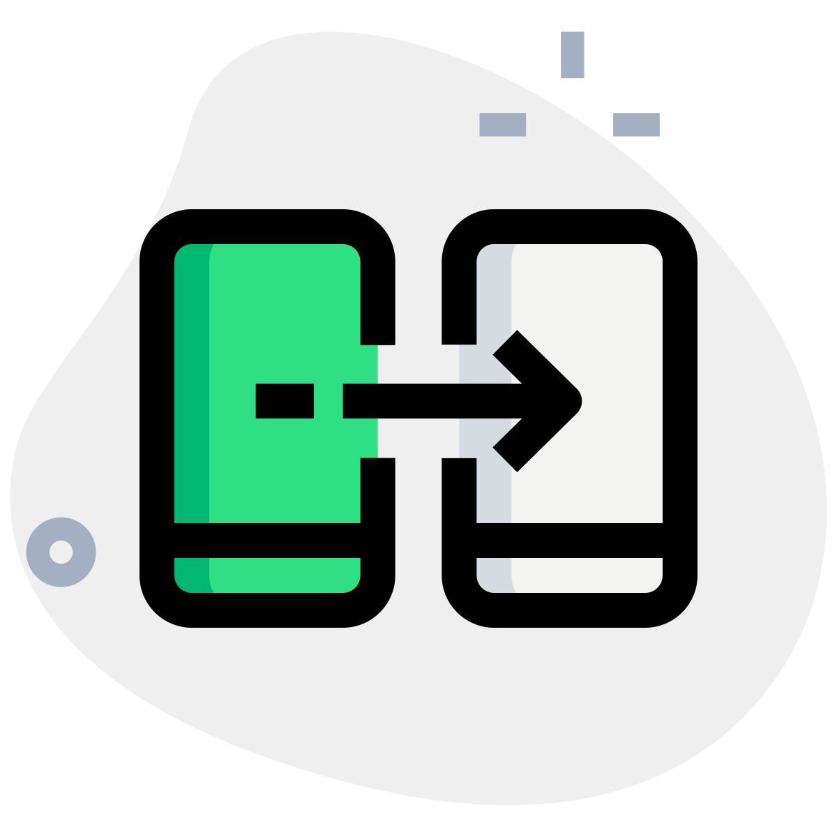 data transfer icon