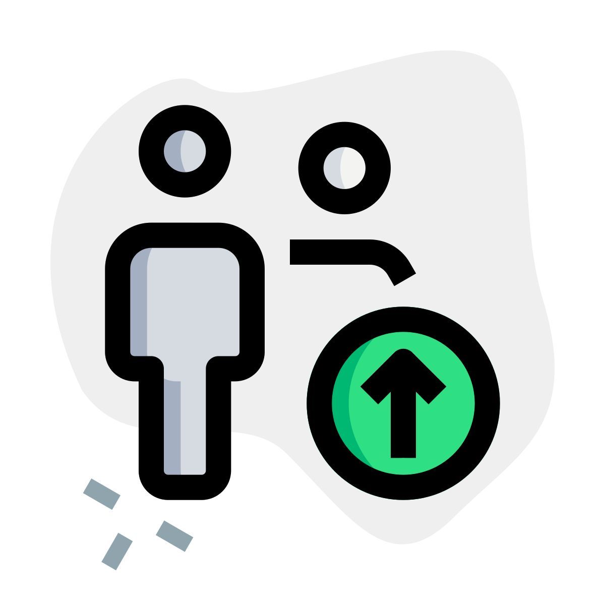 group data upload icon