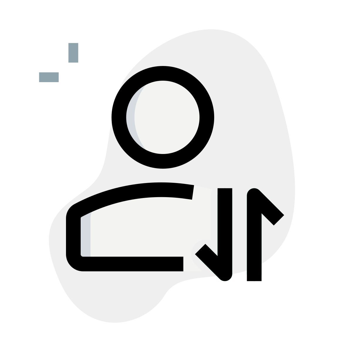 échange de données utilisateur icon