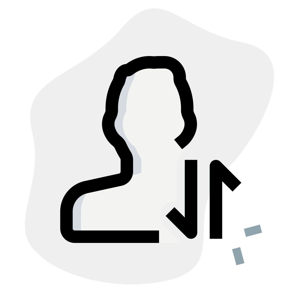 échange de données utilisateur icon