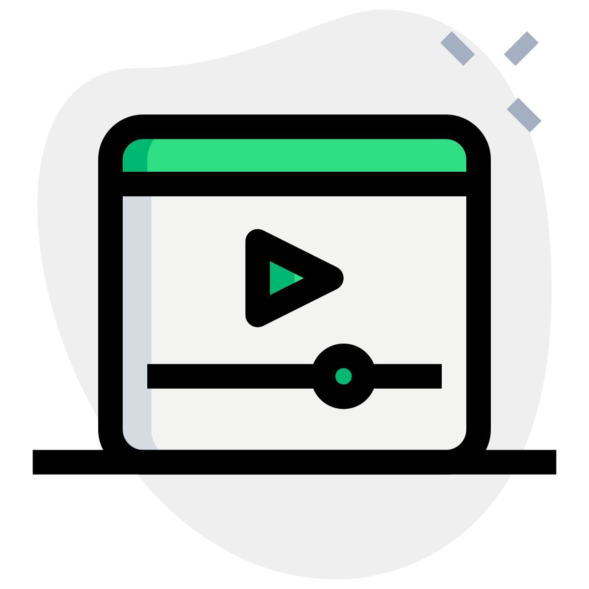 play video icon