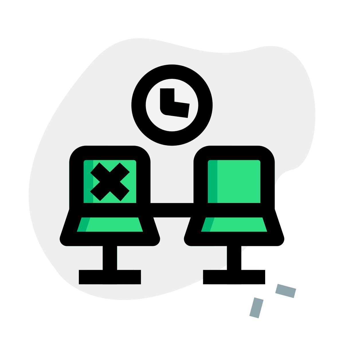 候诊室保持距离 icon