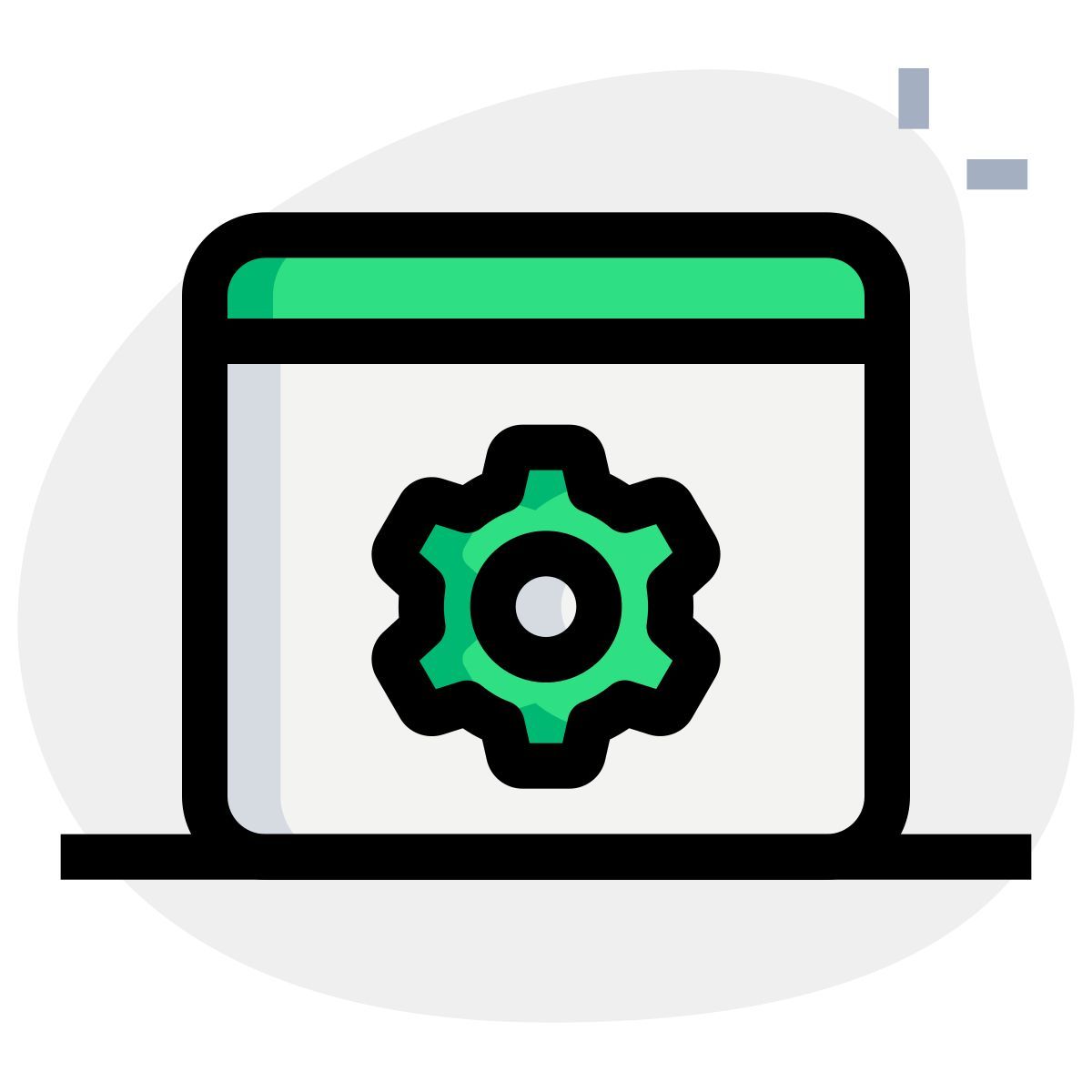 webpage settings icon