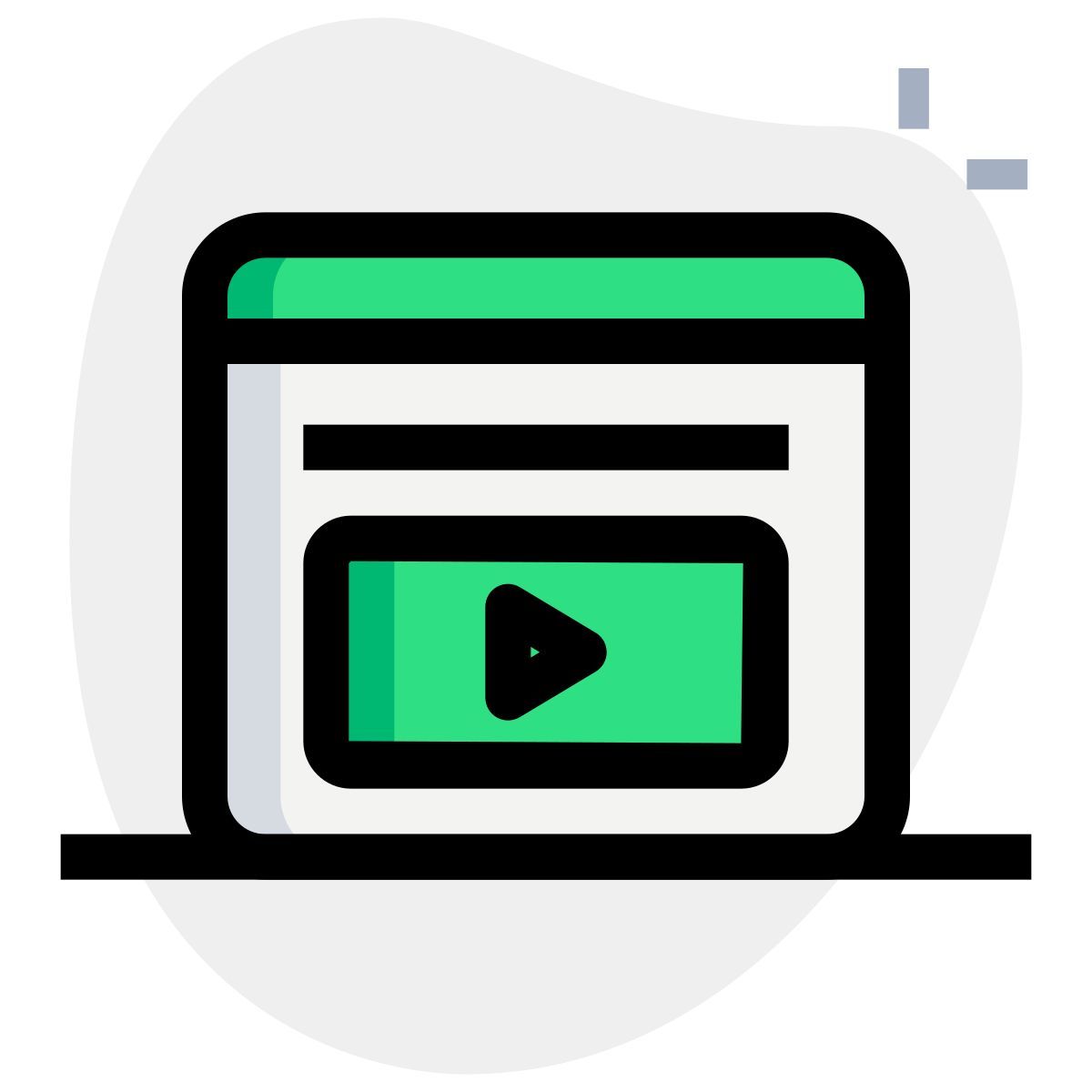vídeo en línea icon