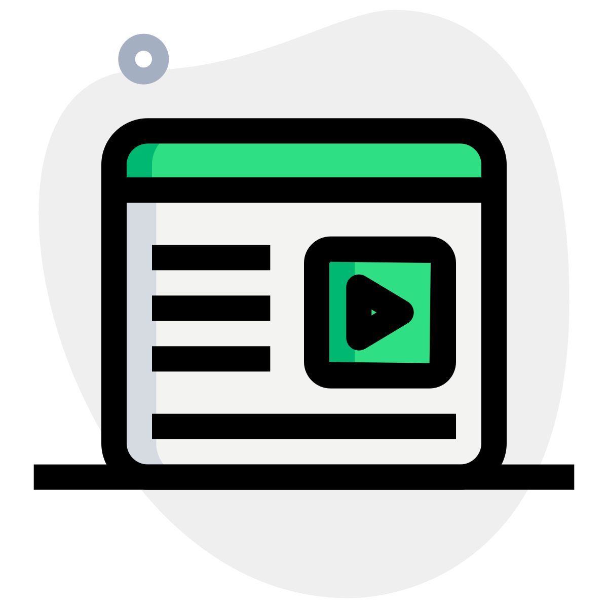 video description icon