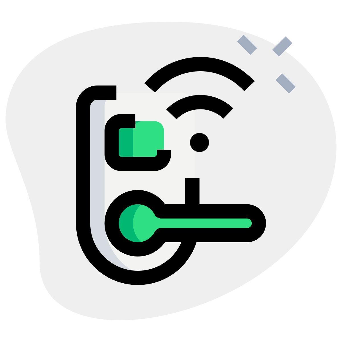smart lock wi fi icon