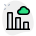 external bar-chart-infographics-on-the-cloud-network-cloud-green-tal-revivo icon