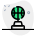 external basketball-game-trophy-with-round-shape-rewards-green-tal-revivo icon