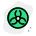 external biohazard-warning-danger-logotype-isolated-on-a-white-background-hospital-green-tal-revivo icon