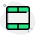 external blank-cell-spread-sheet-cell-section-interface-key-table-green-tal-revivo icon