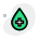external blood-bank-with-droplet-and-plus-logotype-layout-hospital-green-tal-revivo icon
