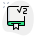 external book-on-quadratic-equations-isolated-on-white-background-library-green-tal-revivo icon