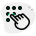 external button-click-with-finger-on-a-touch-pad-touch-green-tal-revivo icon