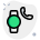 external calling-feature-on-smartwatch-with-handphone-logotype-smartwatch-green-tal-revivo icon