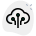 external cloud-server-connection-to-multiple-nodes-isolated-on-a-white-background-server-green-tal-revivo icon