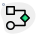 external computer-algorithm-with-connected-notes-diagram-web-green-tal-revivo icon
