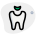 external dental-filling-of-a-tooth-isolated-on-a-white-background-dentistry-green-tal-revivo icon