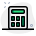 external digital-calculator-with-scientific-function-isolated-on-white-background-work-green-tal-revivo icon