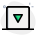 external down-arrow-navigation-button-on-computer-button-keyboard-green-tal-revivo icon